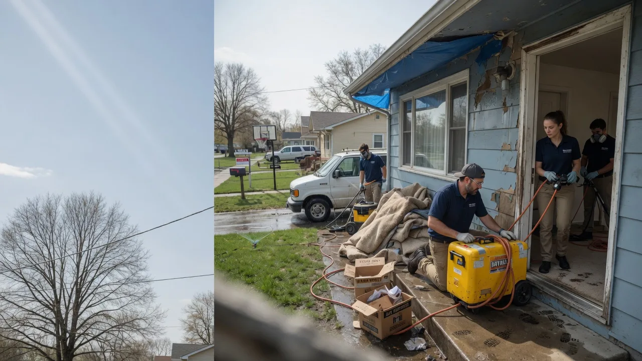 Basement Flood Cleanup in Saint Marie, MT near me